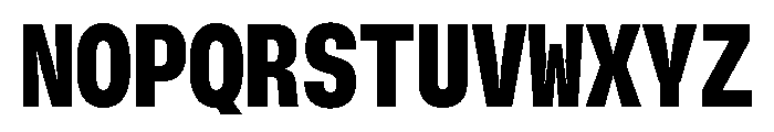 GTStandardMono NarrowBlack Font UPPERCASE