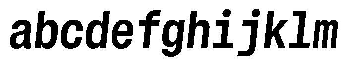 GTStandardMono NarrowBoldOblique FONT