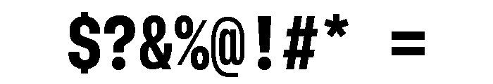 GTStandardMono NarrowHeavy Font OTHER CHARS