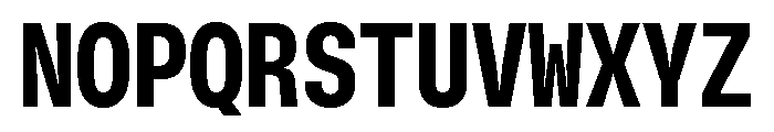 GTStandardMono NarrowHeavy Font UPPERCASE