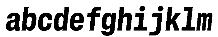 GTStandardMono NarrowHeavyOblique FONT