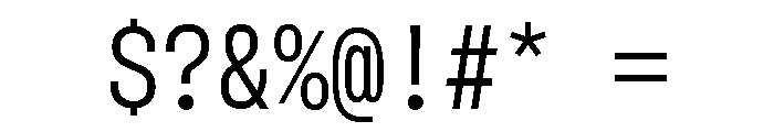GTStandardMono NarrowLight Font OTHER CHARS