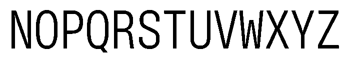 GTStandardMono NarrowLight Font UPPERCASE