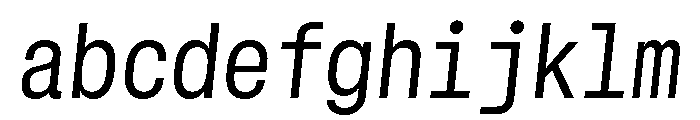 GTStandardMono NarrowRegularOblique FONT