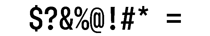 GTStandardMono NarrowSemibold 2 Font OTHER CHARS