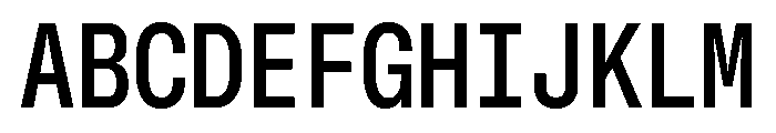 GTStandardMono NarrowSemibold 2 Font UPPERCASE