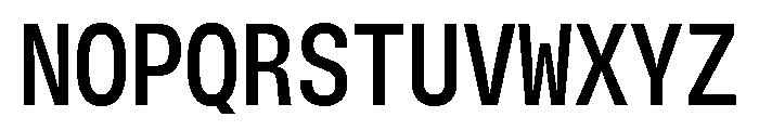 GTStandardMono NarrowSemibold Font UPPERCASE