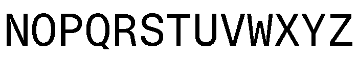 GTStandardMono Regular Font UPPERCASE