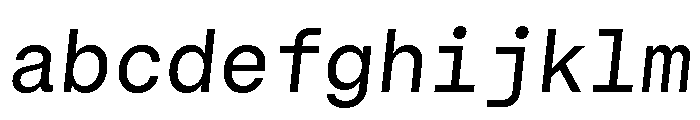 GTStandardMono RegularOblique FONT