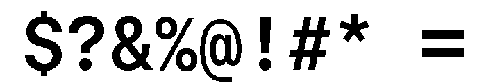 GTStandardMono Semibold Font OTHER CHARS