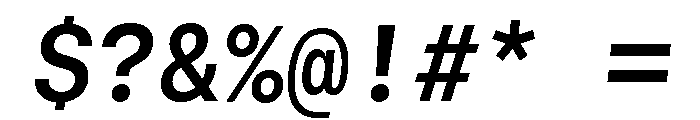 GTStandardMono SemiboldOblique Font OTHER CHARS