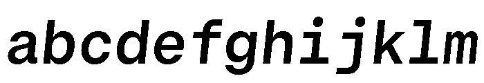 GTStandardMono SemiboldOblique FONT
