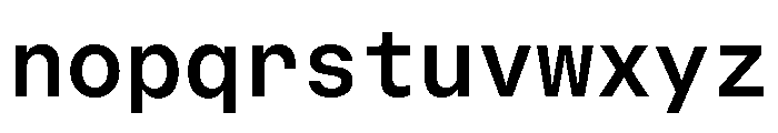 GTStandardMono Semibold Font LOWERCASE