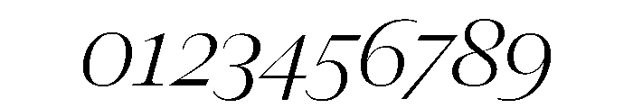 GTSuperDisplay LightItalic 2 Font OTHER CHARS