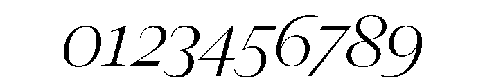 GTSuperDisplay LightItalic Font OTHER CHARS