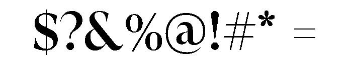 GTSuperDisplay Medium 2 Font OTHER CHARS
