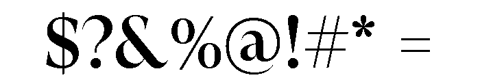 GTSuperDisplay Medium Font OTHER CHARS