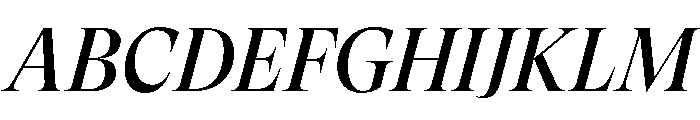 GTSuperDisplay RegularItalic Font UPPERCASE