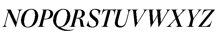 GTSuperDisplay RegularItalic Font UPPERCASE