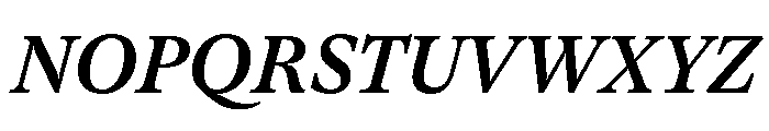 GTSuperText MediumItalic 2 Font UPPERCASE
