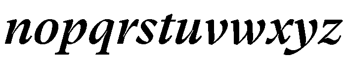 GTSuperText MediumItalic Font LOWERCASE