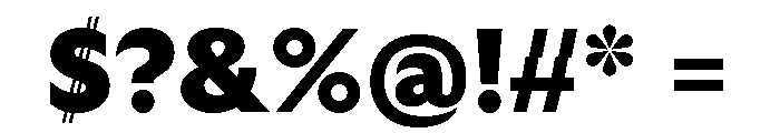 GTUltra Black 2 Font OTHER CHARS