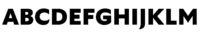 GTUltra Black Font UPPERCASE