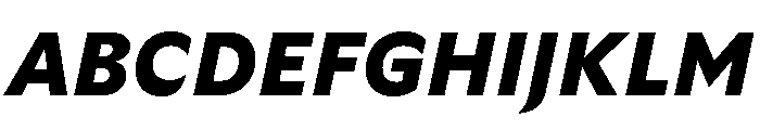 GTUltra BlackItalic 2 Font UPPERCASE