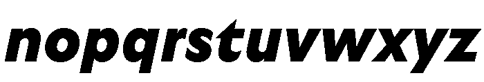 GTUltra BlackItalic 2 Font LOWERCASE