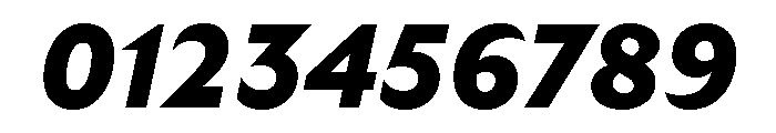 GTUltra BlackItalic Font OTHER CHARS