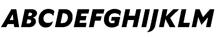 GTUltra BlackItalic Font UPPERCASE