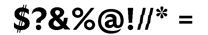 GTUltra Bold Font OTHER CHARS