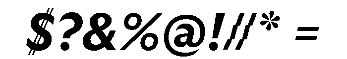 GTUltra BoldItalic 2 Font OTHER CHARS
