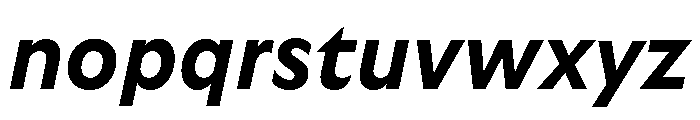 GTUltra BoldItalic 2 Font LOWERCASE