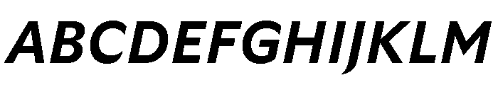 GTUltra BoldItalic Font UPPERCASE