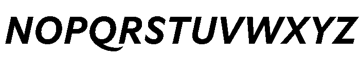 GTUltra BoldItalic Font UPPERCASE