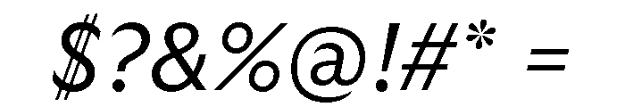 GTUltra LightItalic Font OTHER CHARS