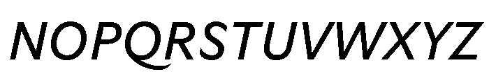 GTUltra RegularItalic 2 Font UPPERCASE