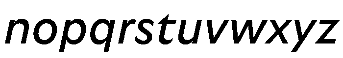GTUltra RegularItalic 2 Font LOWERCASE