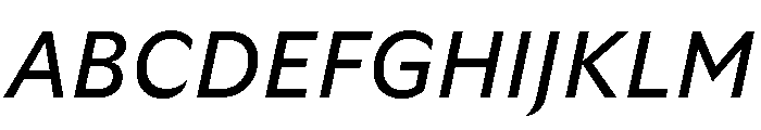 GTUltra RegularItalic Font UPPERCASE
