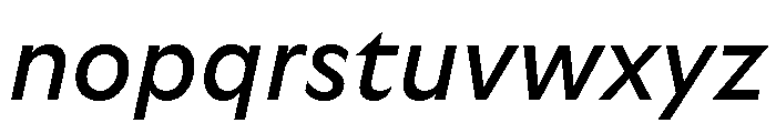 GTUltra RegularItalic Font LOWERCASE