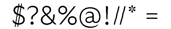 GTUltra Thin 2 Font OTHER CHARS