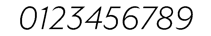GTUltra ThinItalic 2 Font OTHER CHARS