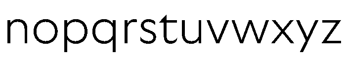 GTUltra Thin Font LOWERCASE