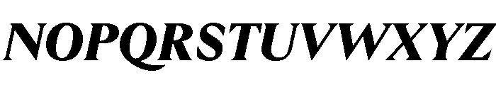 GTUltraFine BlackItalic Font UPPERCASE