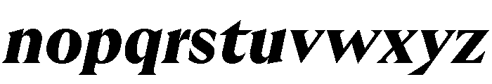 GTUltraFine BlackItalic Font LOWERCASE