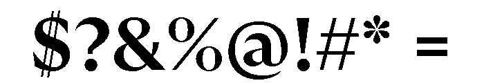 GTUltraFine Bold Font OTHER CHARS