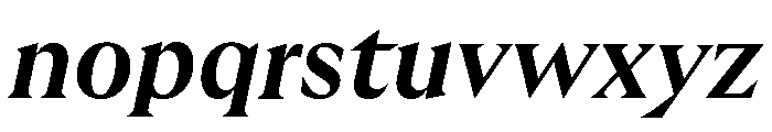 GTUltraFine BoldItalic Font LOWERCASE