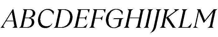 GTUltraFine LightItalic 2 Font UPPERCASE