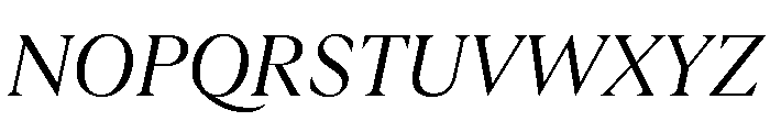 GTUltraFine LightItalic 2 Font UPPERCASE